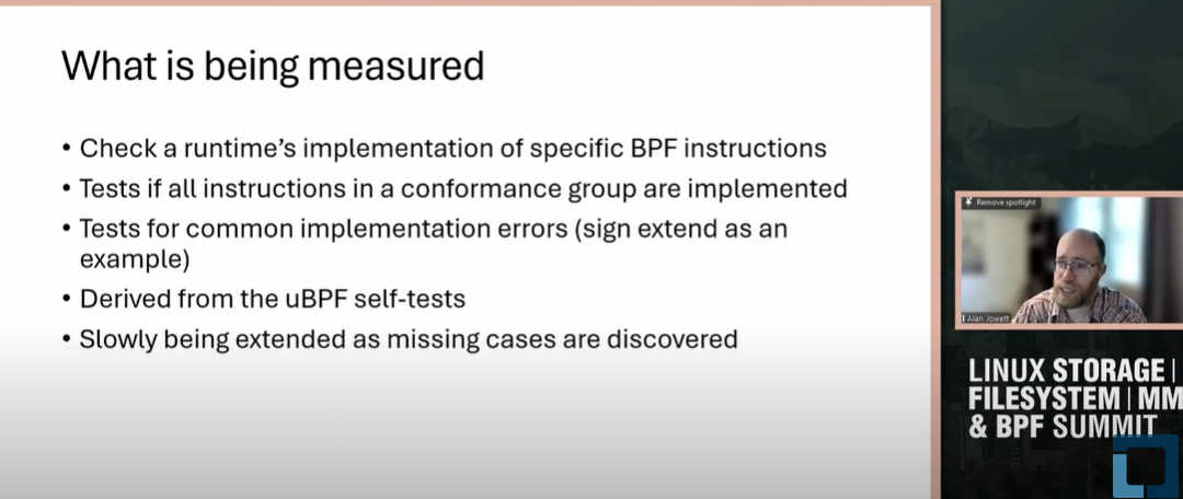 Linux Storage, Filesystems, MM and BPF Summit Recap and Video: BPF Conformance – Handling Undefined Opcodes